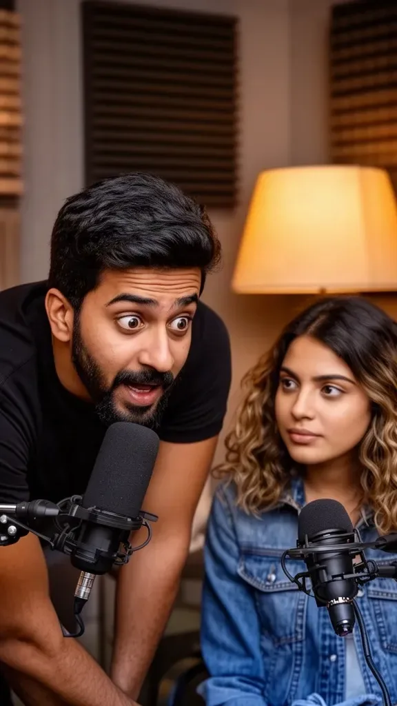 Scene from a generated podcast