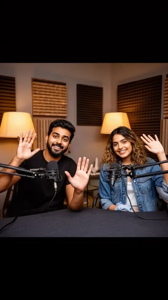 Scene from a generated podcast